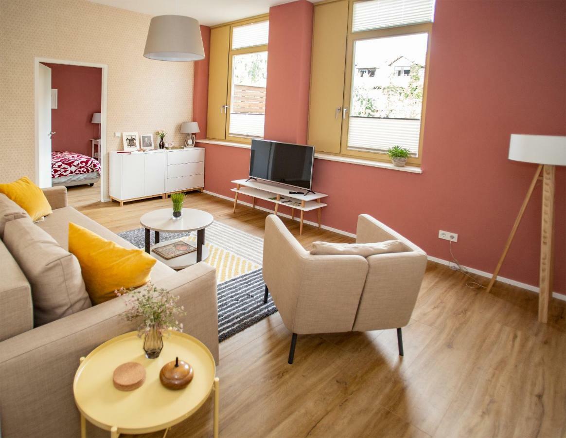 Eckhof Domizil - Grosszuegige Ferienwohnung Mit Kleinem Garten In Der Altstadt Von Gotha Exteriör bild
