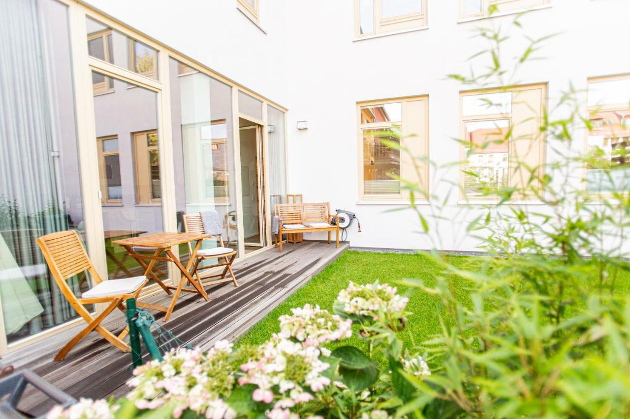Eckhof Domizil - Grosszuegige Ferienwohnung Mit Kleinem Garten In Der Altstadt Von Gotha Exteriör bild